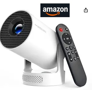 Mini Projector with WiFi 6 and Bluetooth 5.4